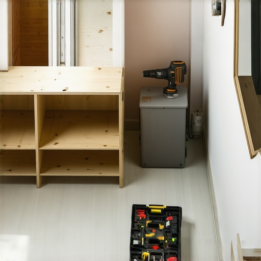 DIY police i ogledalo u malom stanu za maksimalnu uštedu prostora