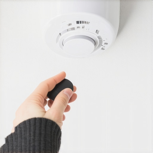 Magnetni nosač za detektor dima postavljen bez bušenja na plafon