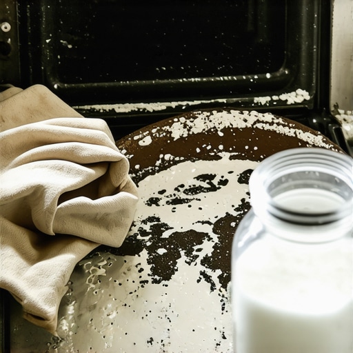 Domaća pasta od sode bikarbone na prljavim zidovima rerne