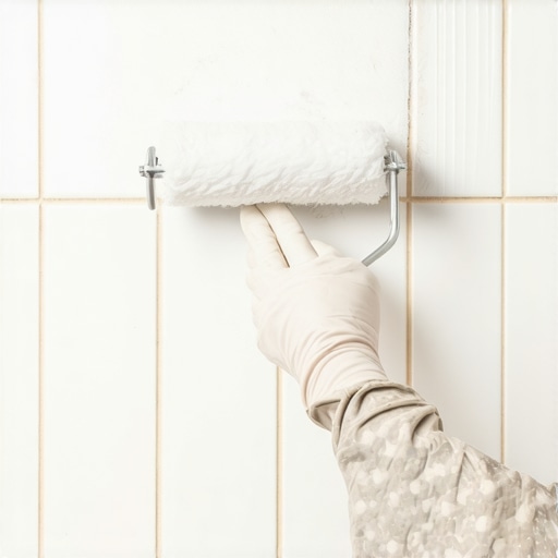 Nanošenje epoksidne boje na pločice Farbanje starih kupatilskih pločica valjkom i epoksidnom bojom