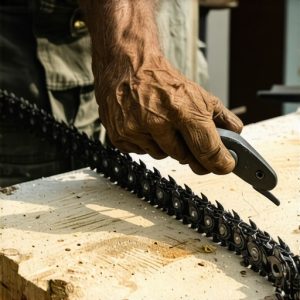 Naoštrite lanac motorne testere za 5 minuta bez mašine