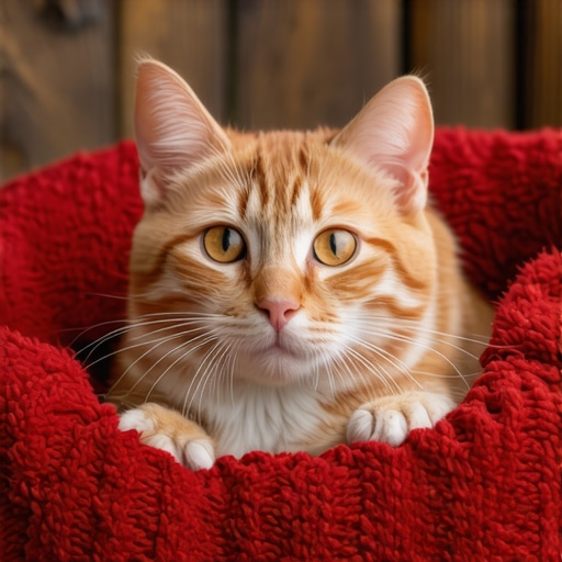 Napravite mekani krevet za mačku od starog džempera