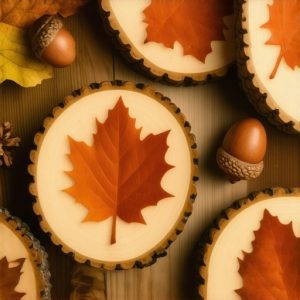 Napravite rustične podmetače za jesenju dekoraciju stola