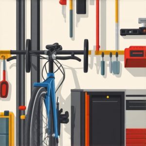 Napravite vertikalni stalak za bicikle u maloj garaži