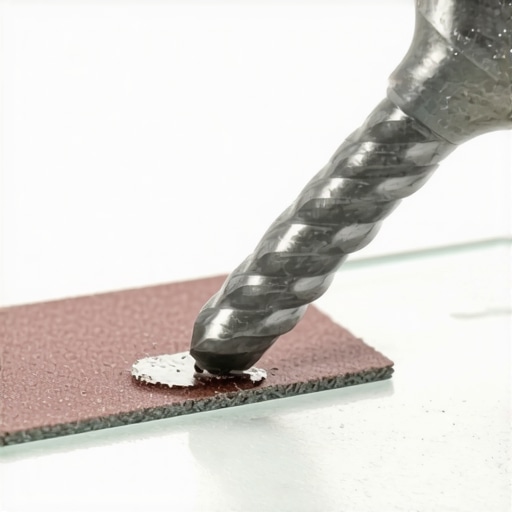 Postupak ručnog oštrenja metalne burgije pomoću vodobrusnog papira i staklene podloge