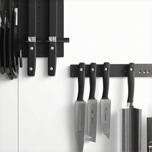 Pametna organizacija male kuhinje DIY metodama Magnetna traka za noževe i zidna tabla kao rešenje za manjak prostora u kuhinji