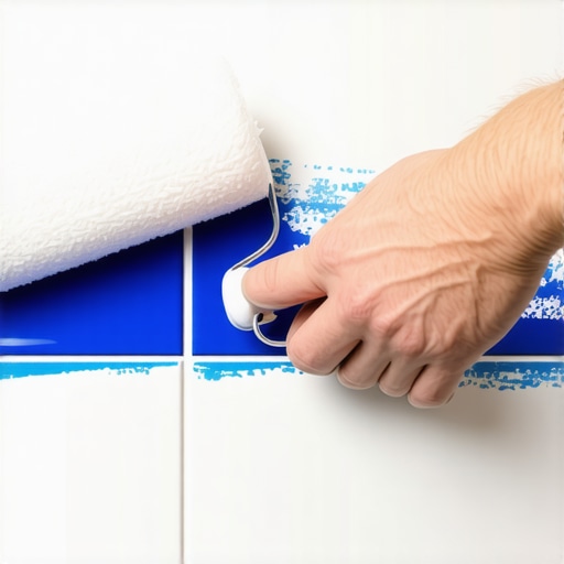 Pravilno nanošenje epoksidne boje na pločice Farbanje starih pločica valjkom sa belom epoksidnom bojom