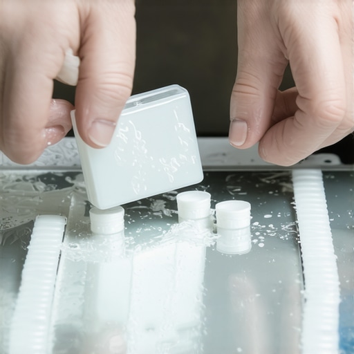 Postavljanje ogledala na zid uz pomoć silikona i distancera