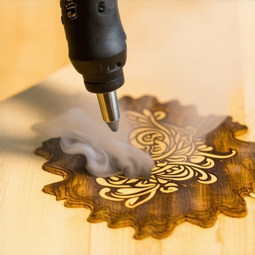 Detaljan prikaz rada sa pirografom na dasci za sečenje