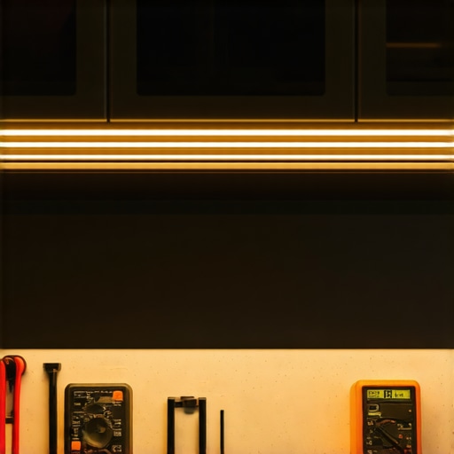 Profesionalna ugradnja COB LED trake u kuhinji Instalacija COB LED rasvete u aluminijumski profil ispod kuhinjskih elemenata