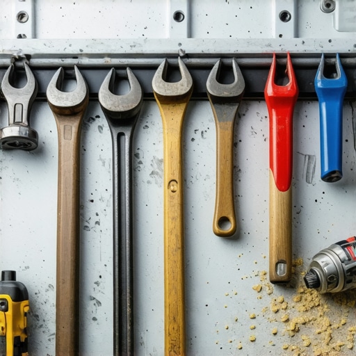Organizovan alat na magnetnim šinama u radionici