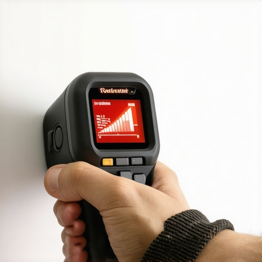 Profesionalni detektor kablova u zidu Detekcija strujnih kablova pre bušenja zida profesionalnim uređajem