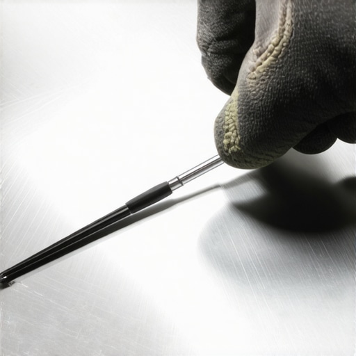 Detaljan prikaz sečenja ogledala uljnim rezačem na radnom stolu