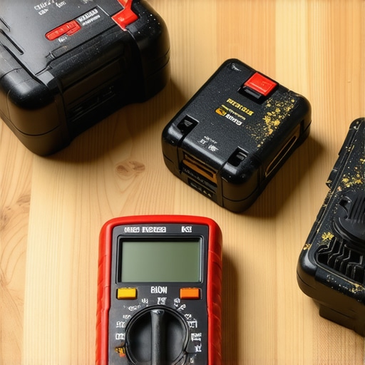 Profesionalno testiranje baterija za alat Litijum-jonske baterije na radnom stolu u radionici