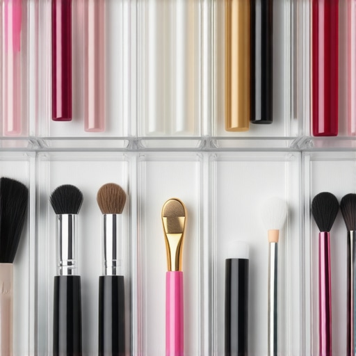 Pregledno organizovana fioka u kupatilu sa akrilnim pregradama