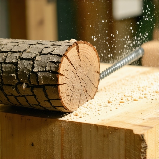 Sečenje drvenih grana za DIY podmetače Detaljan prikaz sečenja hrastove grane japanskom testerom na radnom stolu