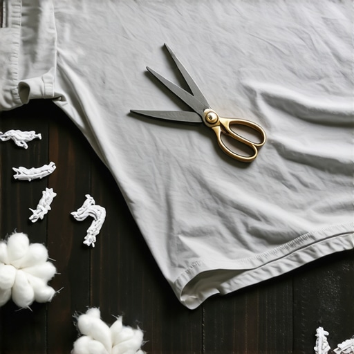 Makaze seku staru pamućnu tkaninu za uradi sam projekat krpa bez šivenja