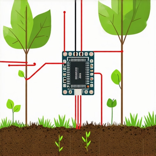 Dijagram povezivanja kapacitivnog senzora vlage na mikrokontroler za pametno zalivanje