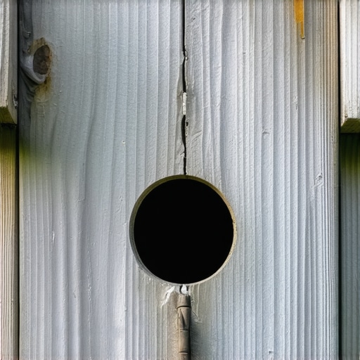 Detaljan prikaz zaštite za kućicu za ptice od predatora