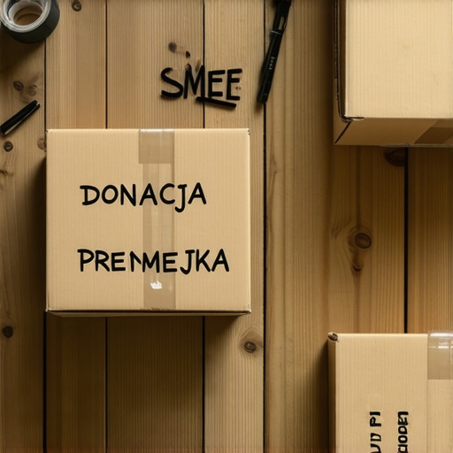 Sistem od pet kutija za DIY rascisćavanje Pet kartonskih kutija označenih za sortiranje stvari u domu