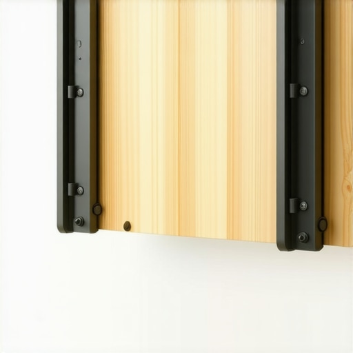 Sklopivi radni sto montiran na zid u malom stanu