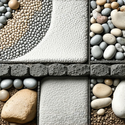 Detaljan prikaz slojeva za pravilno postavljanje staze od rečnog kamena sa geotekstilom i rizlom