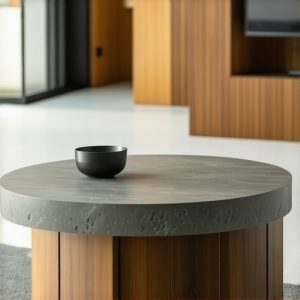 Stočić za kafu od betona i drveta: Moderan DIY projekat