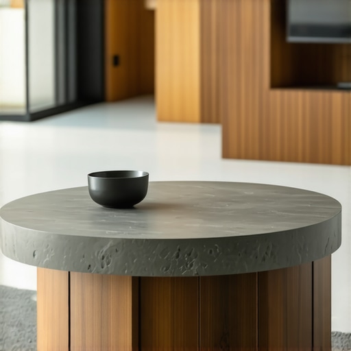 Stočić za kafu od betona i drveta: Moderan DIY projekat