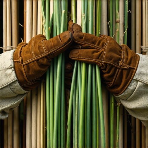 Detaljan prikaz pletenja prirodne ograde od vrbovog pruća rukama majstora