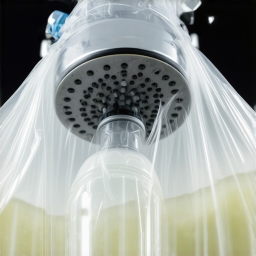 Čišćenje tuša sirćetom bez ribanja u plastičnoj kesi