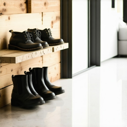 Polica za cipele od paleta napravljena u kućnoj radionici