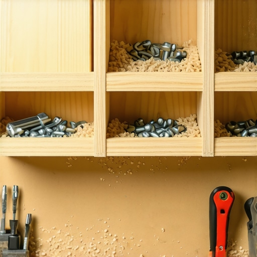 Ručno pravljene zidne kutije od šperploče za organizaciju garaže