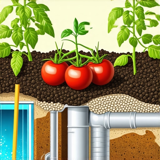 Unutrašnja struktura samonatapajuće leje Dijagram slojeva wicking bed sistema za baštu