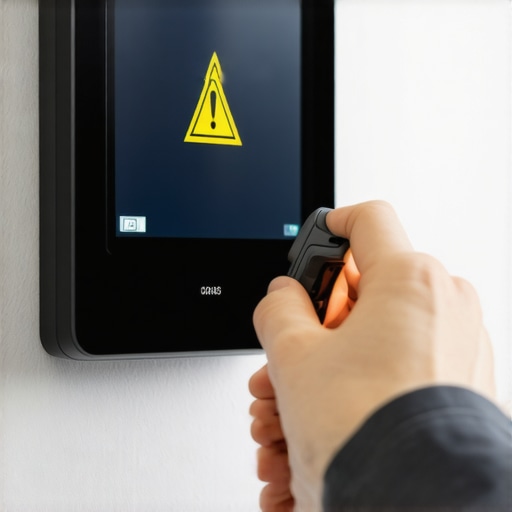 Digitalni detektor koji pokazuje prisustvo strujnih kablova u zidu