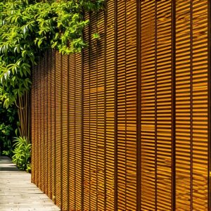 Uradi sam: Napravite modernu ogradu od drvenih letvica