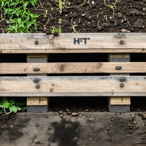 Kompostnik od paleta u bašti