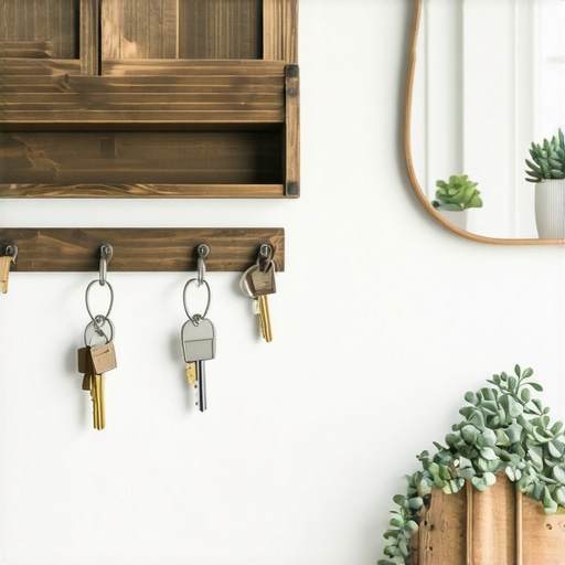 Uređenje predsoblja: Drvena polica za ključeve [DIY]