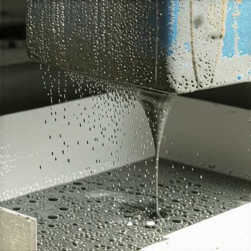 Proces izlivanja betonskog stola i uklanjanje mehurića vazduha