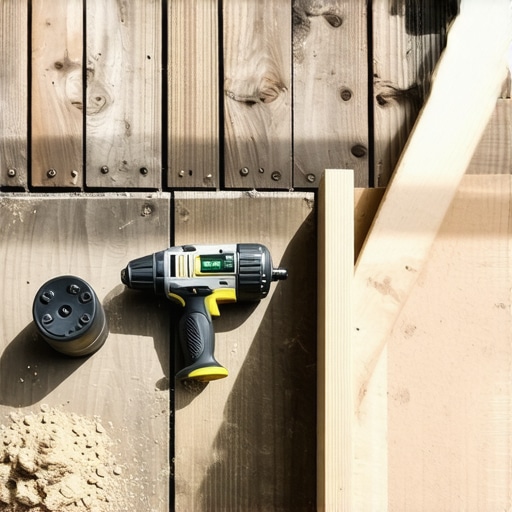 Ručno rađena visoka leja od recikliranog drveta u dvorištu