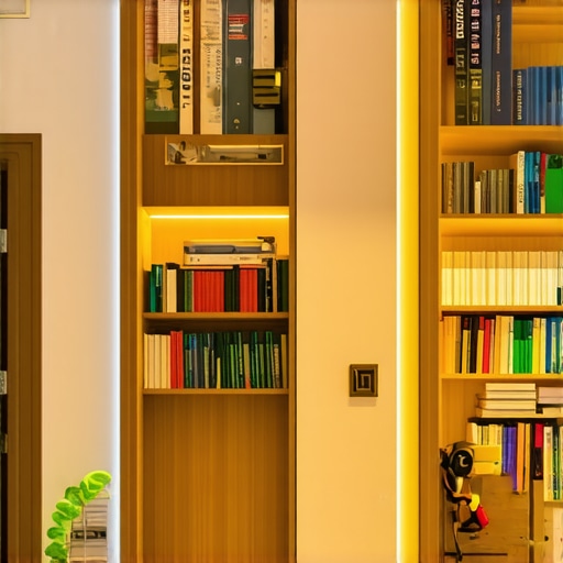 Police instalirane ispod plafona u malom stanu kao rešenje za skladištenje