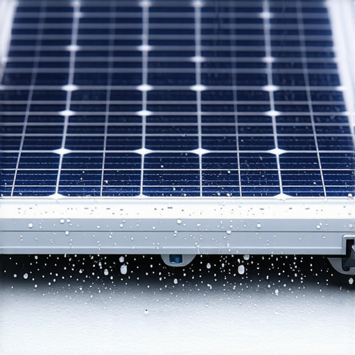 Detaljan prikaz monokristalnog solarnog panela za baštensko osvetljenje