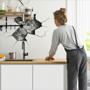 Zamenite polomljenu pločicu u kuhinji bez nereda