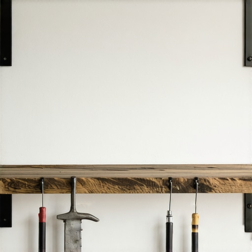 Rustična zidna polica napravljena od ostataka paleta