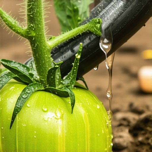 Detaljan prikaz navodnjavanja kap po kap iz starog baštenskog creva