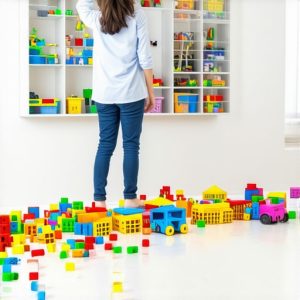 Igračke po celom stanu? Napravite zidnu mrežu za 15 minuta