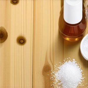 Masne mrlje na drvetu? Očistite ih sirćetom i solju [Savet]