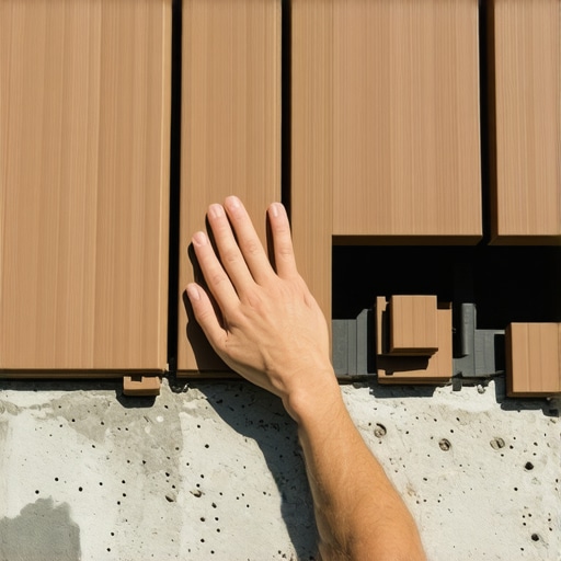 Detaljan prikaz spajanja deking ploča na balkonu