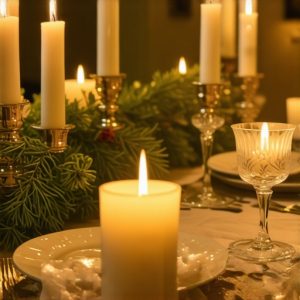 Ukrasite sto za slavu grančicama i svećama [2026 Ideja]